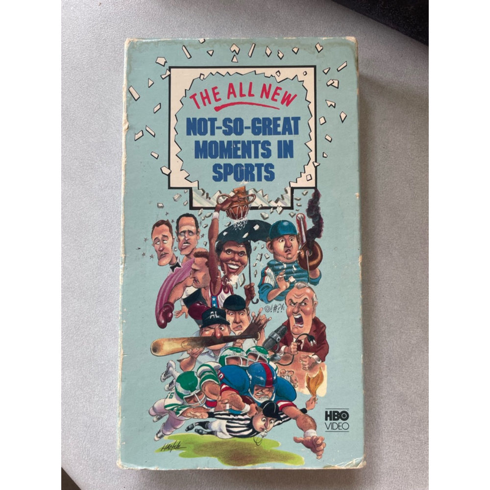 HBO Video VHS Tape The All New Not-So-Great Moments in Sports